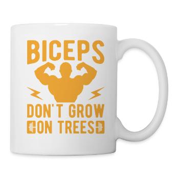 Motivation fitness Entraînement de bodybuilder maintenant pause - Mug blanc - blanc - Droite