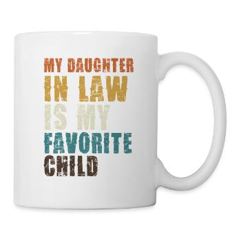 Chemise préférée de ma belle-fille - Mug blanc - blanc - Droite