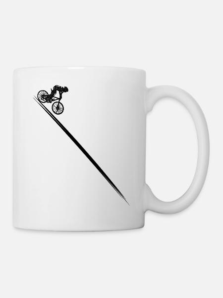 Vélo de VTT en plein air - Mug blanc - blanc