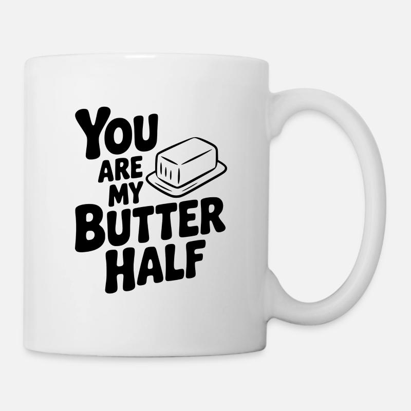 You Are My Better Half - Mug - white