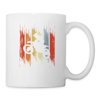Retro Motocross Rider - Mug - white - Right