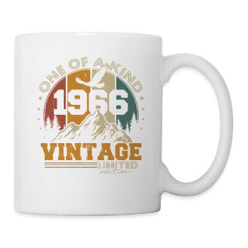 Vintage, 1966, Anniversaire, Vintage, Cadeau rétro - Mug blanc - blanc - Droite