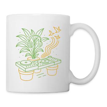 Green Groove DJ Plants - Mug - white - Right