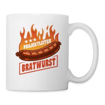 Project Manager Bratwurst | Grilling Flames Cult - Mug - white - Right