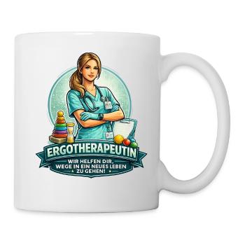Occupational Therapist Sticker Design - Mug - white - Right