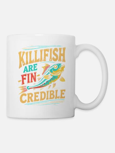 Zahnkarpfen Killfisch Zahnkärpflinge - Tasse - Weiß