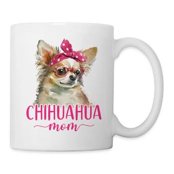 Chihuahua Chihuahua Maman - Mug blanc - blanc - Droite