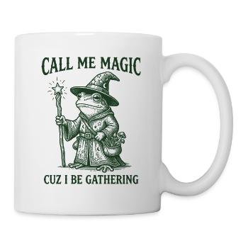 Call me Magic cuz I be Gathering – Frog Wizard - Mug - white - Right