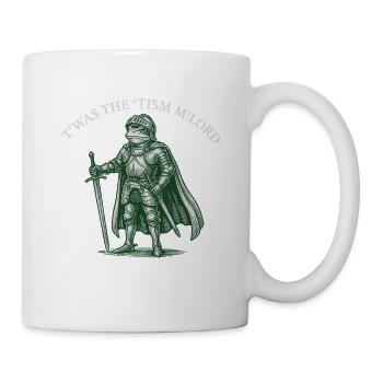T'WAS THE 'TISM M'LORD – Proud Knight Frog - Mug - white - Right
