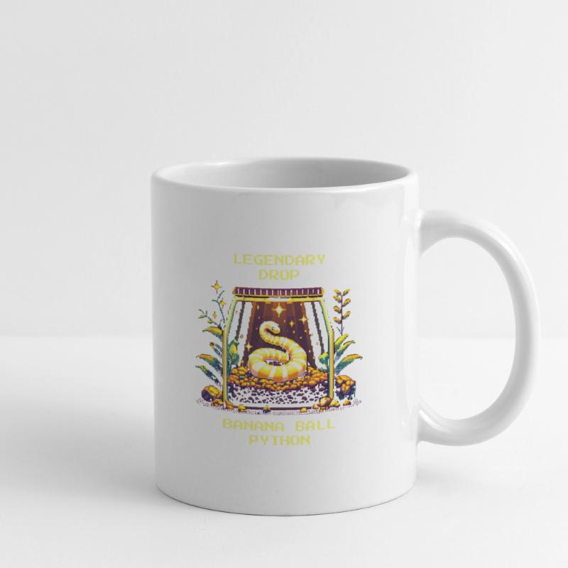 Découverte légendaire : python romain banane | Python Mug blanc