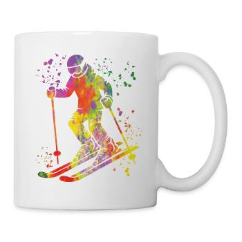 Alpine skiing Winter sports Nordic skiing - Mug - white - Right