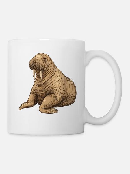 Walroß - Tasse - Weiß