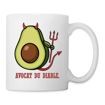 Avocat du Diable - Mug blanc - blanc - Droite