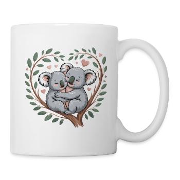 Koala Couple Valentine's Day - Mug - white - Right