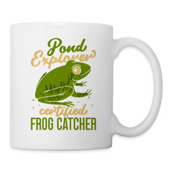 Frog Catcher Pond Explorer Certified Frog - Mug - white - Right