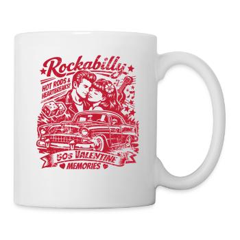 Rockabilly Valentine Memories 50s Retro - Mug - white - Right