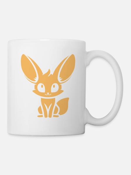 Fennek - Tasse - Weiß