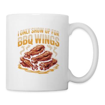 BBQ Wings Sports Evening Snack Motif - Mug - white - Right