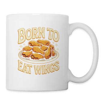 Chicken Wings Game Day Food Humor - Mug - white - Right