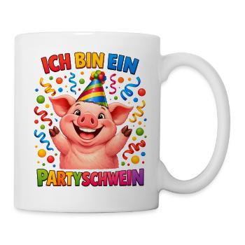 Party Pig Costume Carnival New Year's Eve Carnival - Mug - white - Right