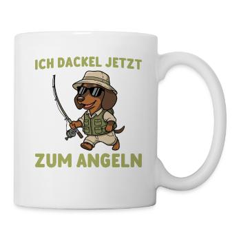 Fishing - I'm now dachshund for fishing - Mug - white - Right