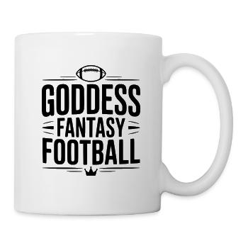 Fantasy Football de la Déesse - Mug blanc - blanc - Droite