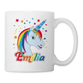 Emilia, maiden name, favorite name - Mug - white - Right