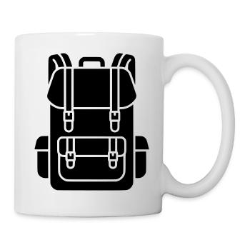 Hiking Backpack Trekking Gear - Mug - white - Right