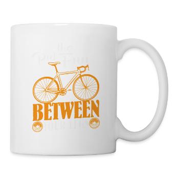 BMX Fahrrad Spruch bmx biker - Tasse - Weiß - Rechts