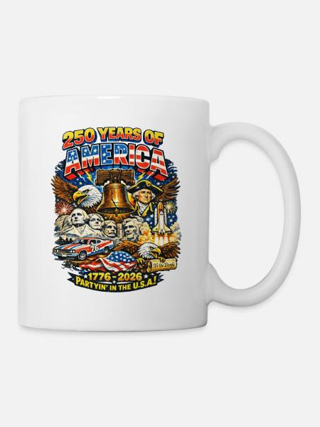 250 Jahre Amerika-Stolz - Tasse - Weiß