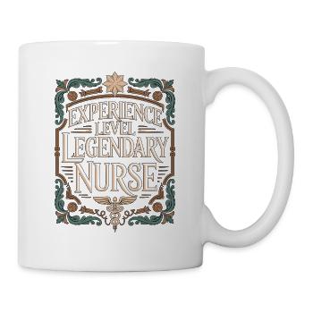 Veteran Nurse Experience Level Legendary Nursing - Tasse - Weiß - Rechts