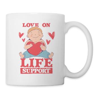 NICU Nurse Love On Life Support - Mug - white - Right