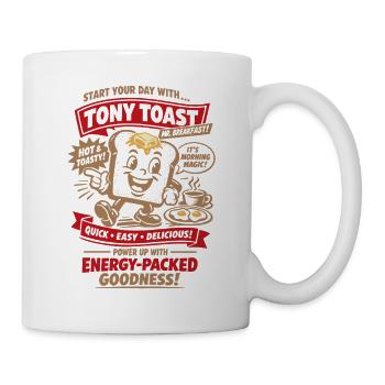 Retro 50s Breakfast Toast - Mug - white - Right