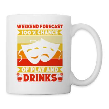Musical Theatre Weekend Forecast Play & Drinks - Mug - white - Right