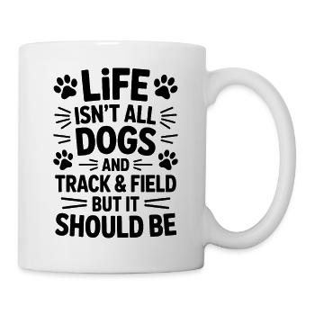 Le don sportif Dog Saying - Mug blanc - blanc - Droite