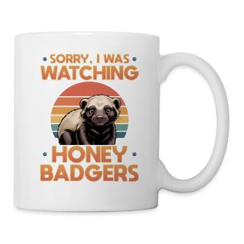 Funny Honey Badger - Mug - white - Right