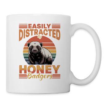 Funny Honey Badger - Mug - white - Right