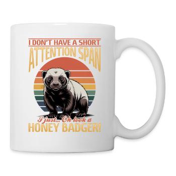 Funny Honey Badger - Mug - white - Right