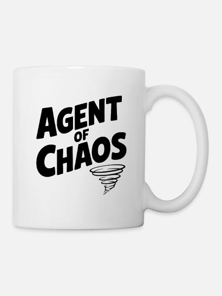 Agent des Chaos - Tasse - Weiß