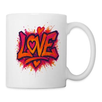 Amour - Cœur - Saint Valentin - Mariage - Mug blanc - blanc - Droite