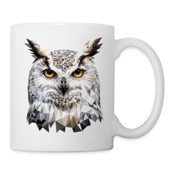 Chouette blanche Chouette Chouette Chouette Chouette Chouette Chouette des neiges - Mug blanc - blanc - Droite