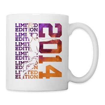 ÉDITION LIMITÉE 2014 BASKETBALL 12E ANNIVERSAIRE - Mug blanc - blanc - Droite