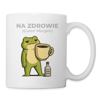 Frog Na zdrowie Coffee & Vodka Humor - Mug - white - Right