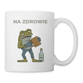Frog Na zdrowie Coffee & Vodka Humor - Mug - white - Right