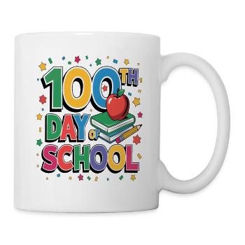 100th Day of School Celebration - Mug - white - Right
