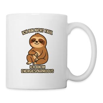 I'M NOT LAZY - IN POWER SAVING MODE - Mug - white - Right