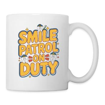 Dentisterie pédiatrique Smile Patrol en service - Mug blanc - blanc - Droite