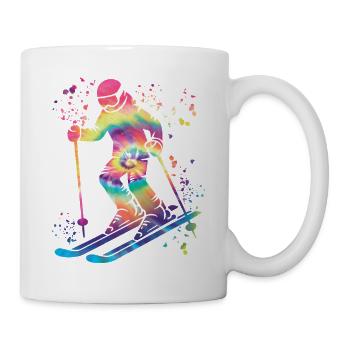 Ski alpin Sports d’hiver Ski nordique - Mug blanc - blanc - Droite