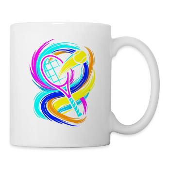 Tennis - Mug blanc - blanc - Droite