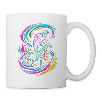 Mountain Biker - Mug - white - Right